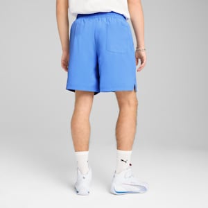 BMW M Motorsport Men's 7" Woven Shorts, Blue Wash, extralarge-IND